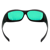 Gafas de seguridad, gafas protectoras, gafas LED para salas de cultivo Polarización UV para carpas Invernadero hidropónico Planta Luz Protección para los ojos