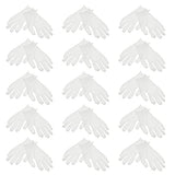 KALLORY 15 pares de guantes hidratantes durante la noche, guantes de algodón para cosméticos, guantes de mano exfoliantes, guantes de spa de belleza, guantes de limpieza para eccema, piel seca, spa