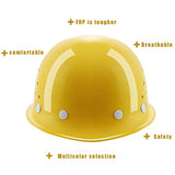 Casco Resistente, Casco FRP: DiseñO De Malla Transpirable, Casco De Seguridad De ConstruccióN con Sistema De SuspensióN Ajustable De 4 Puntos.