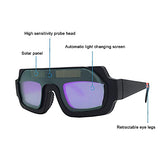 Funien Soldadores automáticos de luz Variable Gafas de Soldadura Soldadura Protecciones antideslumbrantes Gafas de Soldadura Profesionales Soldadores de Utilidad Herramientas de Soldadura