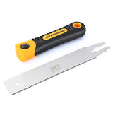 STEELHEAD 6.8-Inch (170mm) Ryoba Double Edge Japanese Pull Saw, High-Quality Japanese SK Steel, 22TPI & 13TPI Flexible Blade, Woodworking, Soft & Hardwoods, Push-Button Blade Change, USA-Based Support