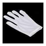 WEEDKEYCAT 12 Pares/Bolso 1 Paquete Guantes de algodón Blanco for Manos secas de manejo de Guantes de película Ceremonial Guantes ceremoniales.