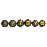 Klein Tools 85146 - Juego de destornilladores con magnetizador/desmagnetizador para puntas magnéticas 3 ranuradas, 3 Phillips, agarre de cojín antideslizante, 6 piezas