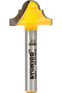 Broca fresadora 3/16" Radius Double Roman Ogee Groove Router Bit 1/4" Shank