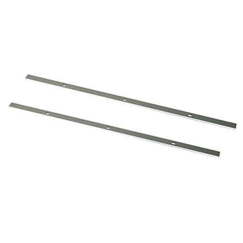 POWERTEC 12802 Cuchillas cepilladoras HSS de 13 pulgadas de repuesto para Craftsman 21743, Delta 22-549 22-555 22-580, Grizzly G0689, POWERTEC PL1300, Steel City 40100 40936 - Juego de 2