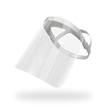 Vicover Pro - 2 Escudos Faciales Flex Max, altamente confortables, reutilizables, con materiales resistentes y de uso rudo, elimina presión sobre la frente, de ensamble rápido. Mica intercambiable PETG CAL.20 con alto grado de transparencia con película d
