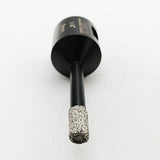 Brocas de núcleo de diamante de 1/4 pulgadas, 2 uds para baldosas de cerámica de porcelana, ladrillo de mármol, sierra de agujero soldado al vacío de 6mm