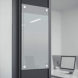ALGONETO - Paquete de 150 tornillos separadores para letreros publicitarios, soportes de pared de acero inoxidable, clavos acrílicos de vidrio (1/2 x 1 pulgada)