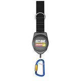Key-Bak toolmate retráctil herramienta cordón, 5lb. Capacidad, la seguridad chivatos, cierre mosquetón de giro, revestimiento de acero inoxidable Cable