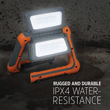 Energizer Linterna LED Recargable multipanel, Resistente al Agua IPX4, superbrillante, 1000 lúmenes, Cable de Carga USB Incluido, función de Banco de energía, Patas Ajustables