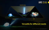 Nitecore LR12 1000 LM Mini Linterna 2 en 1, Color Negro