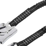 Cinturón de Seguridad con Gancho Elástico, Gancho de Acero único para Operación a Gran Altitud, Cuerda Elástica, Cuerda de Seguridad Anticaída, Cinturón de Seguridad con Cuerda de Acero, Adecuado para