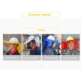 Casco de Seguridad Industrial, Casco de construcción rígido, arnés de 6 Puntos, Casco de Protección, Casco de Trabajo Casco