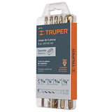 Truper JBCT-6, Juego de brocas para concreto, 6 piezas