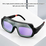 Funien Soldadores automáticos de luz Variable Gafas de Soldadura Soldadura Protecciones antideslumbrantes Gafas de Soldadura Profesionales Soldadores de Utilidad Herramientas de Soldadura