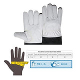 Guantes de Soldador Softhide Soft Cowhide Smely Soldadura de precisión TIGNO Guantes Peso Ligero y ampliamente Utilizado (Color : TIG Glove, Size : L)