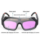Funien Soldadores automáticos de luz Variable Gafas de Soldadura Soldadura Protecciones antideslumbrantes Gafas de Soldadura Profesionales Soldadores de Utilidad Herramientas de Soldadura