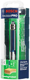 Broca fresadora para ruteadora de plantilla de doble flauta con punta de carburo de 1/2 pulgadas x 1-1/2 pulgadas
