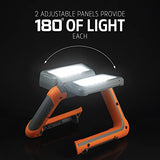Energizer Linterna LED Recargable multipanel, Resistente al Agua IPX4, superbrillante, 1000 lúmenes, Cable de Carga USB Incluido, función de Banco de energía, Patas Ajustables