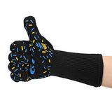 Guante de Cocina BBQ, Guantes Ignífugos de 800 Fire 1482 ° F Para Horno Resistente A Altas Temperaturas, Guantes de Trabajo Antideslizantes Con Puño Largo Extendido Para Cocinar A La Parrilla (1 Par)