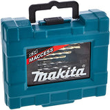Makita D-36980 Juego de Accesorios Multipropositos Metal, Concreto, Madera y Puntas, 34 Piezas