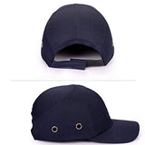 Gorra Antigolpes Transpirable Y Anticolisión Estilo de Béisbol Tejido de Polialgodón Casco Duro ABS Carcasa Interior Anti-Rotura Tamaño Ajustable Hombres Y Mujeres En Invierno