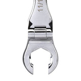 Neiko Pro 03347B 4-Piece Double Head Offset Flexible Flare Nut Wrench Set - SAE by Neiko