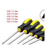 TIANYIA HEZB 1.8/2.0/2.3/2.6/3.0mm Destornillador Triangular CR-V Tornillo Especial de triángulo Compatible con electrodomésticos pequeños