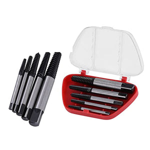 Extractor de tornillos, 5 piezas extractor de tornillos rotos, tornillo dañado, herramienta de extracción fácil de quitar, Extractor de tornillos para tornillos en espiral