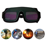 GAFAS PARA SOLDAR Solinder Solar Powered Auto Os cimiento Soldadura Goggle Máscara Casco Soldador Gafas PC Lente Ojo Gafas para protección de Soldadura