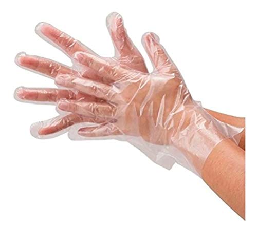100 Guantes Desechables Polietileno