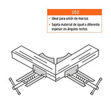 Truper PESQ-3, Prensa esquinera profesional, 3" de aluminio