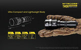 Nitecore TM9K Tipo-C Linterna LED recargable – 9 x CREE XP-L HD V6-9500 lúmenes – Batería incluida