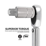 Neiko 10083A Juego de Cubos de Combinación de Puntas Torx y Acople E, 60 piezas + Neiko 30249A - Juego de adaptadores y reductores para llaves de impacto (5 piezas, acero al cromo)