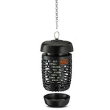 Black + Decker Zapper - Repelente de mosquitos y mosquitos - Trampas para moscas para interiores y exteriores, trampas para mosquitos y polillas, atrapador de insectos y asesino de 600 pies cuadrados de cobertura para insectos