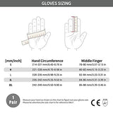 Guantes antivibración, protectores de caucho termoplástico antiimpactos, guantes de impacto con agarre, resistentes a los cortes (1 par)