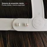 Vicover Pro - 2 Escudos Faciales Flex Max, altamente confortables, reutilizables, con materiales resistentes y de uso rudo, elimina presión sobre la frente, de ensamble rápido. Mica intercambiable PETG CAL.20 con alto grado de transparencia con película d