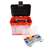 Stalwart 75-3182A Rack System Tool Box with 4 Organizers, 11"