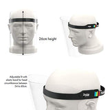 Polaroid Careta protectora en Policarbonato, Ajustable, Diseño Ligero, Calidad Optica y protección UV, Protección Facial, Reutilizable, Incluye funda protectora en Microfibra, Multicolor