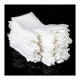 WEEDKEYCAT 12 Pares/Bolso 1 Paquete Guantes de algodón Blanco for Manos secas de manejo de Guantes de película Ceremonial Guantes ceremoniales.