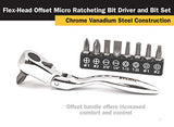 Titan Tools 11212 10pc Micro Flex Bit Driver
