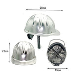 Casco de Seguridad Casco de aleación de Aluminio Casco de Alta Resistencia Casco de Trabajo Casco para Exteriores La Parte Superior es más Segura y eficaz