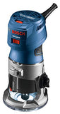 BOSCH GKF125CEK Colt 1.25 HP (máximo) Kit de router de palma de velocidad variable con guía de borde