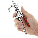 NEIKO 31122A High Flow Air Blow Gun | 17-26 Inch Extensible Stainless Steel Air Flow Nozzle | Pneumatic Air Compressor Accessories Tool | Operating Pressure 80-120 PSI | 360 Degree Swivel Hook