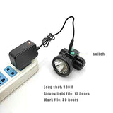 Casco para Faro, con Tiras Reflectantes Casco Protector Antideslumbrante Resistente a Los Olores Batería Recargable De 2600 MA Iluminación del Sitio Ingeniería Mineros Minas