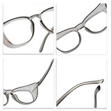 MMOWW Gafas protectoras antivaho anti luz azul gafas de protección laboral para hombres y mujeres