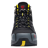 LARNMERN Botas con Punta de Acero para Hombre, Botas Impermeables para Senderismo al Aire Libre, Zapatos de Trabajo de Seguridad, Zapatos de construcción Industrial indestructibles/26.5 cm