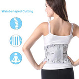 DOACT Faja Lumbar para Hombres Mujeres, Cinturón de Apoyo Lumbar con Correas de Compresión Ajustables para Alivio del Dolor en Parte Baja de Espalda L(95-120cm)