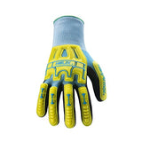 HexArmor Helix Core 3010 - Guantes de trabajo de punto sin costuras con protección de corte de 360 grados y protección contra impactos, pequeños, 1 par