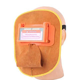 Soldador de cuero Máscara de soldadura Capucha Vaca Cómoda capucha de soldadura
